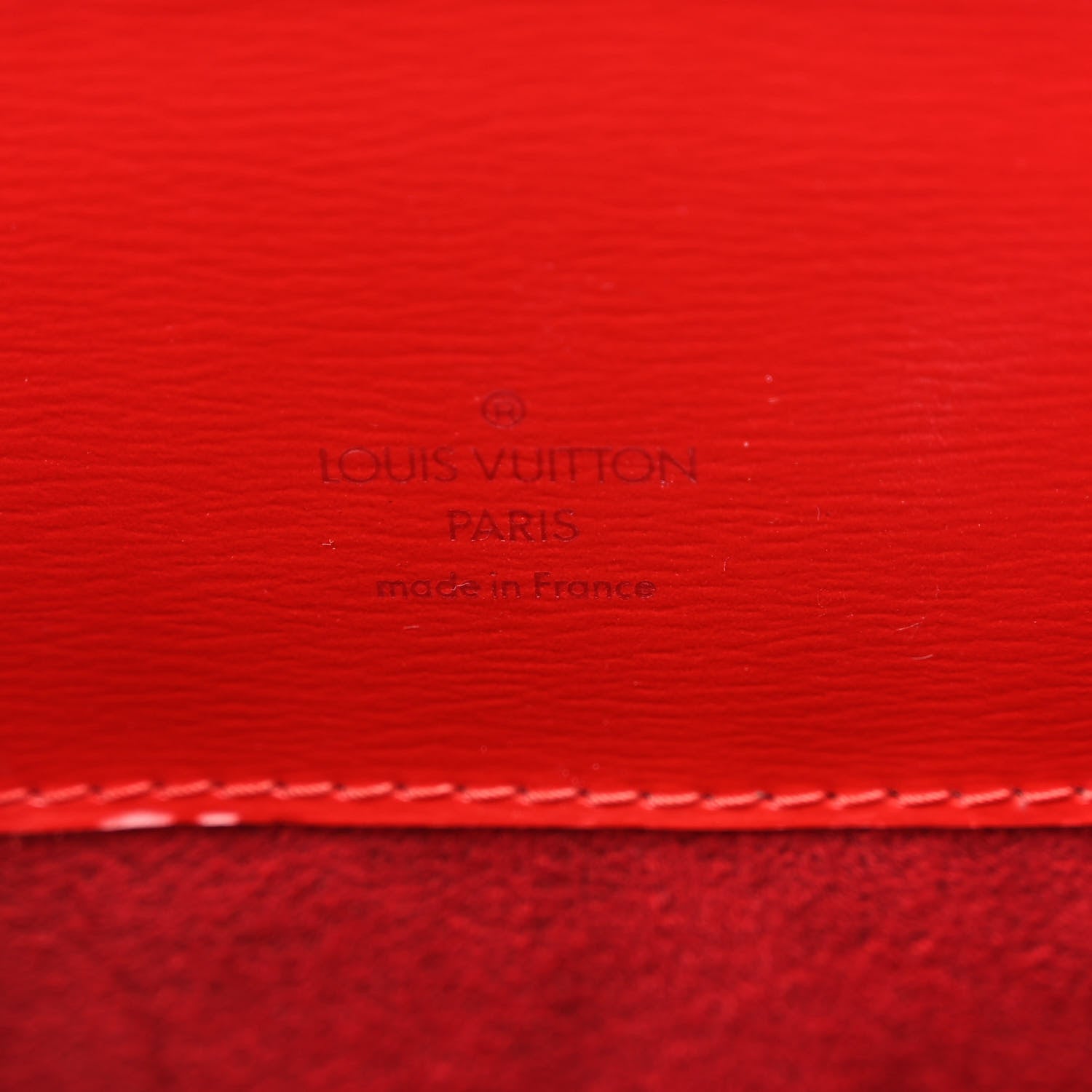 Louis Vuitton Epi Cluny Castillan Red 6 of 9