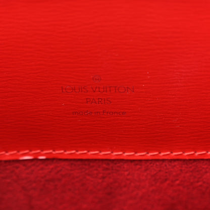 Louis Vuitton Epi Cluny Castillan Red 6 of 9