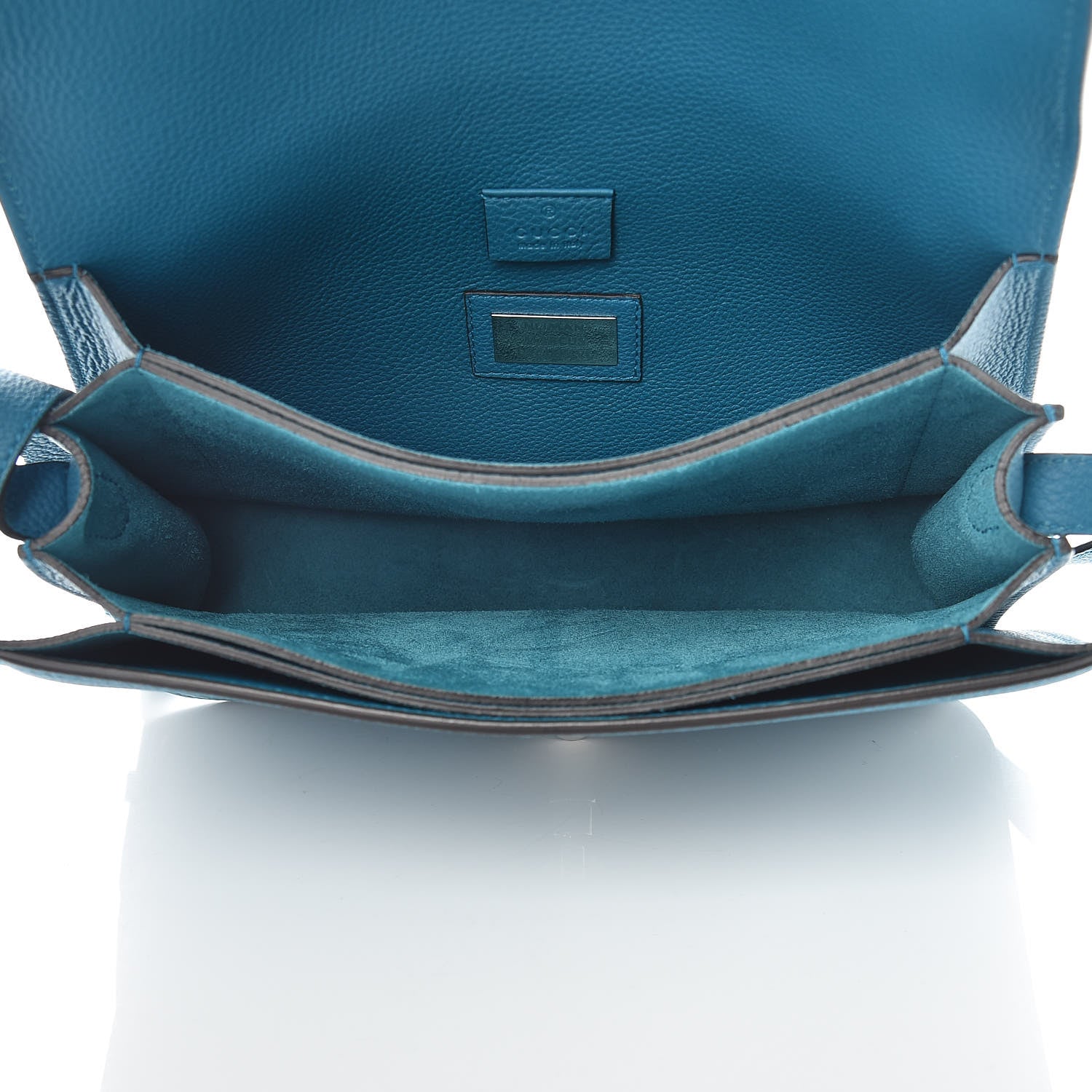 Gucci Soft Calfskin Small Jackie Shoulder Bag Blue 5 of 10