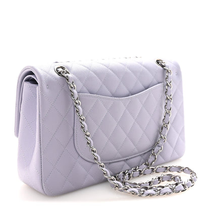 Chanel Caviar Quilted Medium Double Flap Light Purple 3 of 10