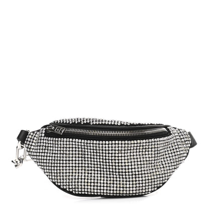 Alexander Wang Rhinestone Mesh Mini Attica Belt Bag Black 1 of 11