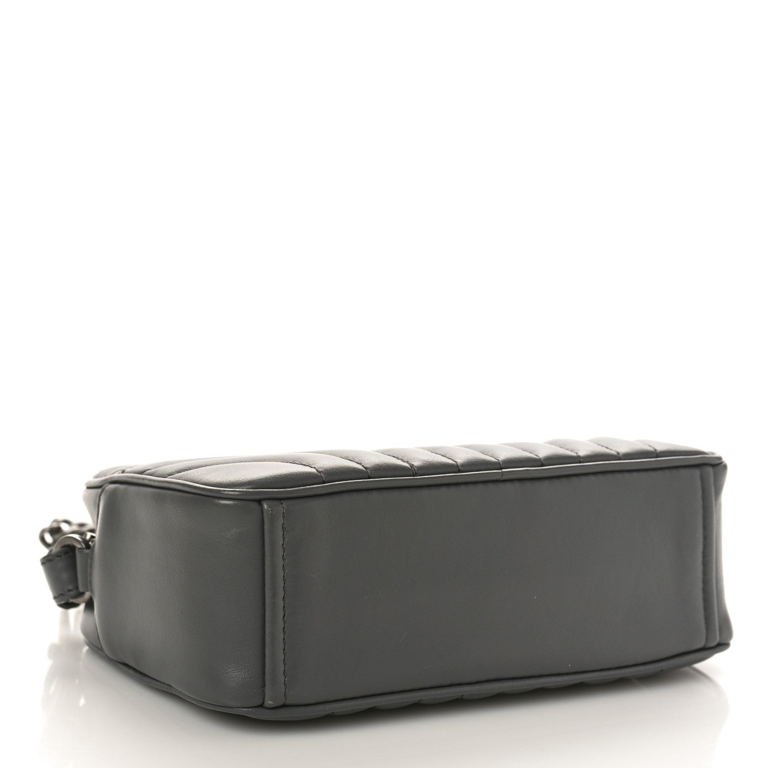 Prada Soft Calfskin Diagramme Crossbody Bag Mercurio 4 of 9