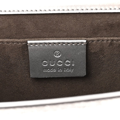 Gucci Galassia Small Padlock Shoulder Bag Argento 6 of 10