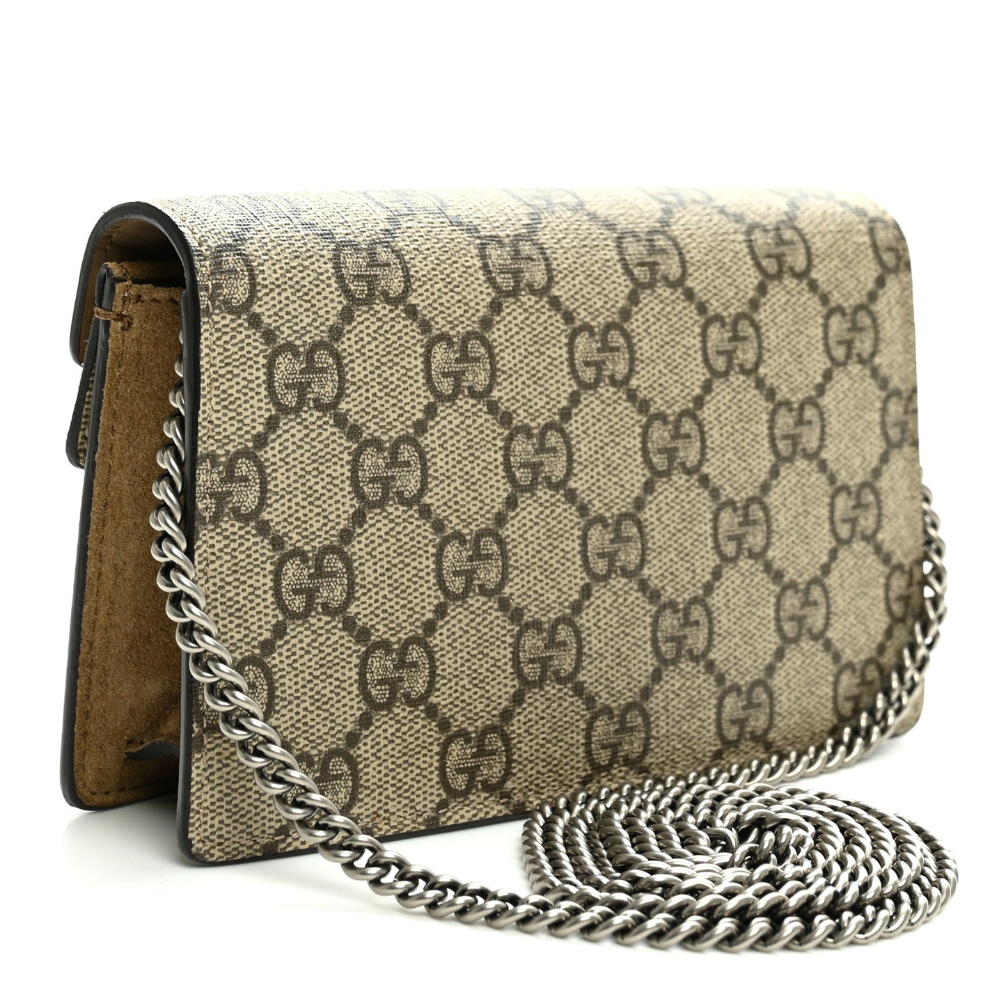 GG Supreme Monogram Super Mini Dionysus Shoulder Bag Taupe