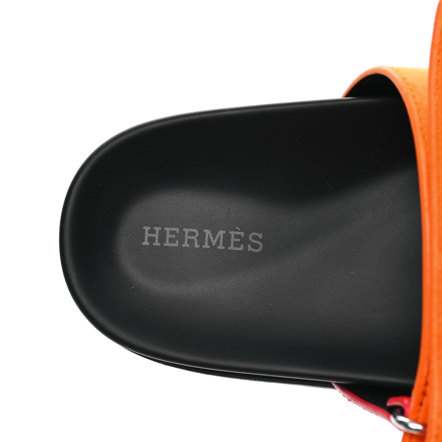Hermes Suede Goatskin Womens Chypre Sandals 38 Rouge Ecarlate 8 of 9
