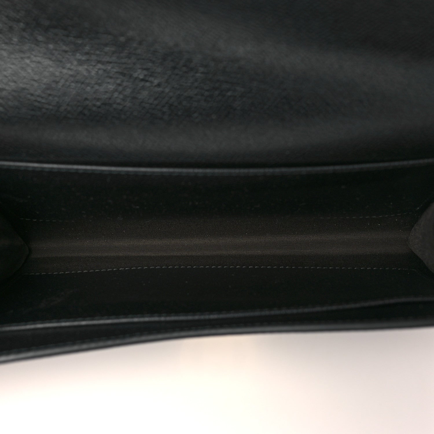 Salvatore Ferragamo Calfskin Gancini Wallet On Chain Black 5 of 9