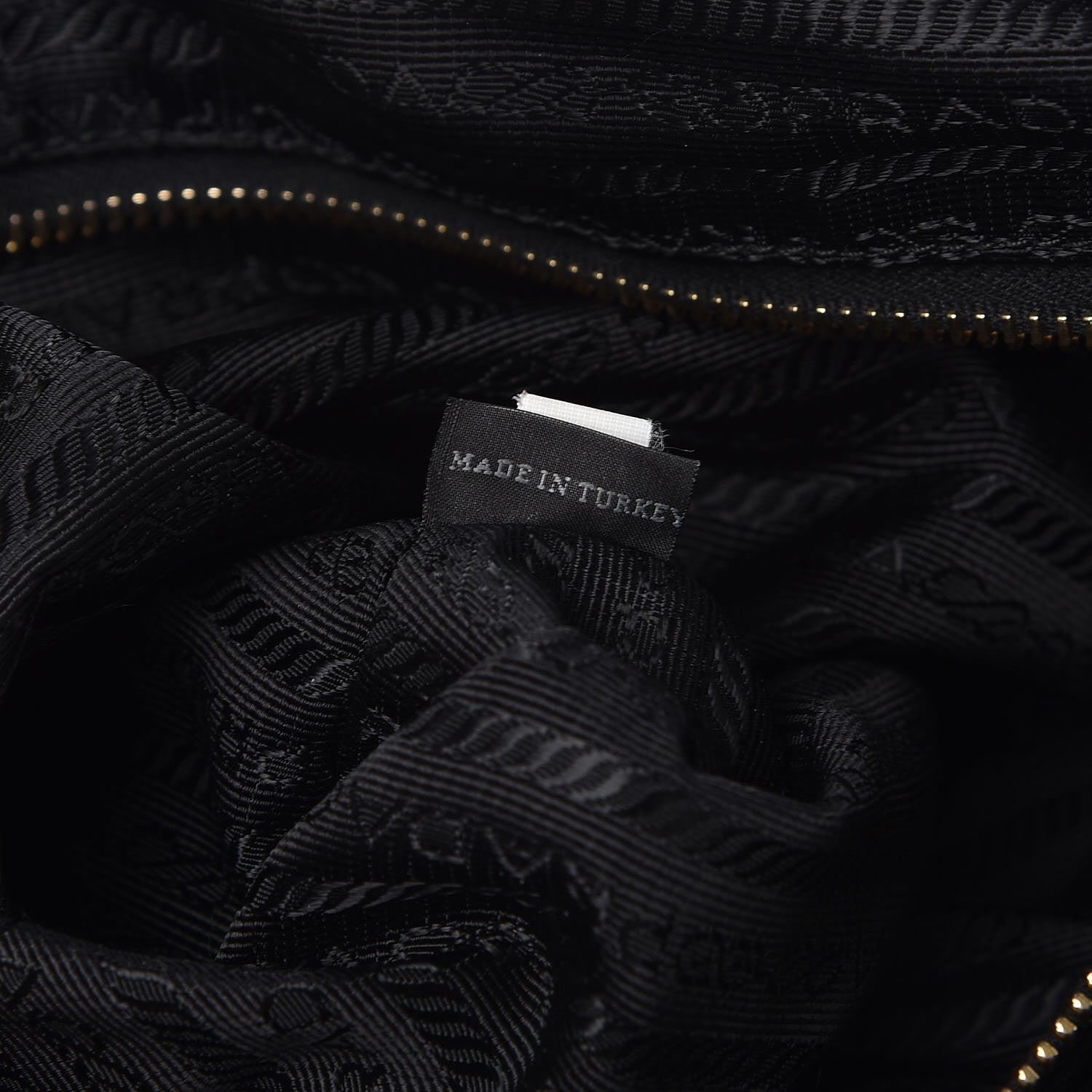 Prada Tessuto Nylon Saffiano Tote Black 8 of 9