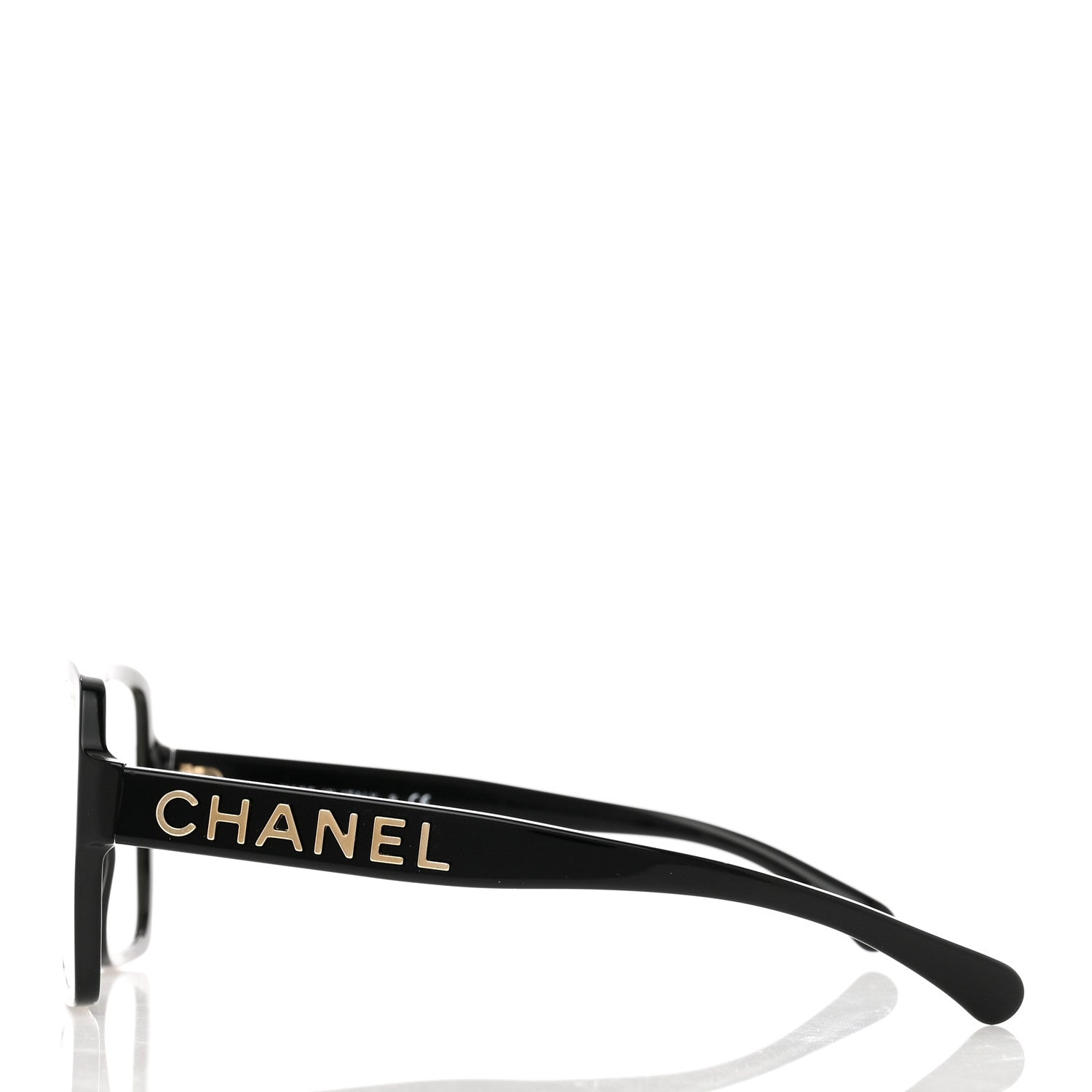 Chanel Acetate Square Eyeglasses 5408 Black 3 of 7