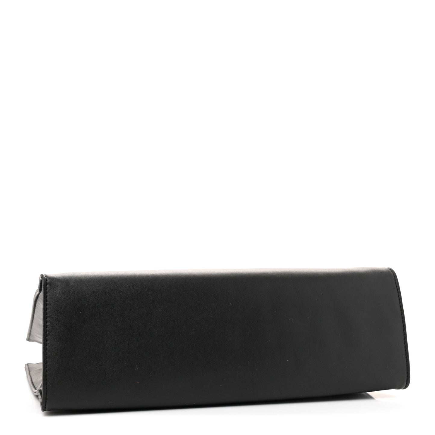 Vegan Leather Medium Shopping Bag Black