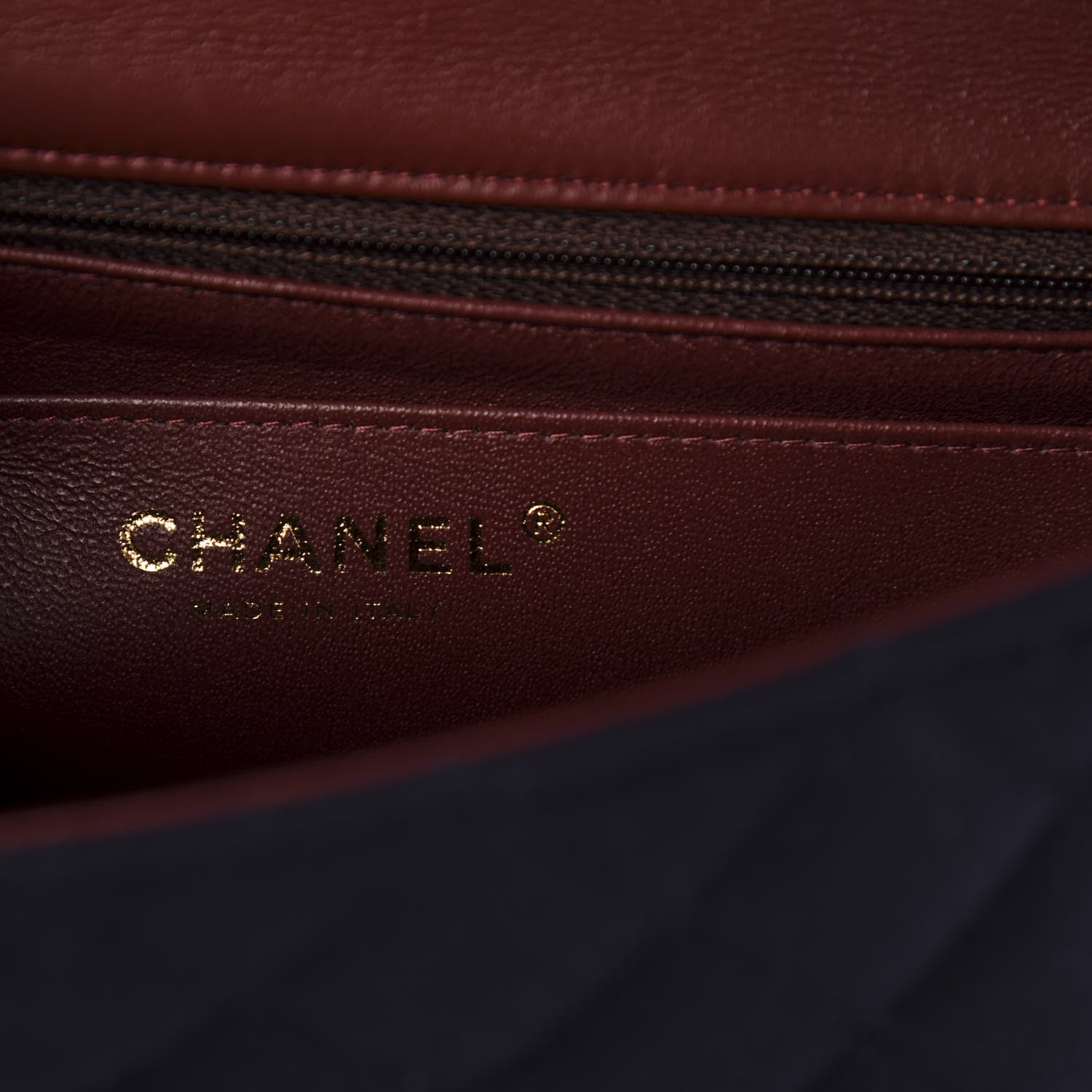 Chanel Felt Quilted Paris-Hamburg Charms Mini Rectangular Flap Dark Navy 6 of 13