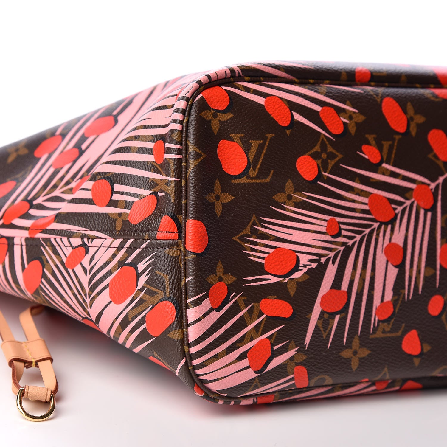 Louis Vuitton Monogram Jungle Dots Neo Neverfull MM Sugar Pink Poppy 5 of 8