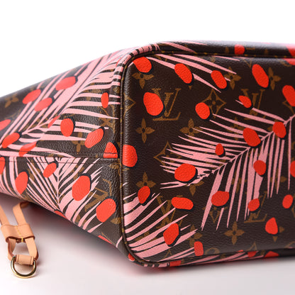 Louis Vuitton Monogram Jungle Dots Neo Neverfull MM Sugar Pink Poppy 5 of 8