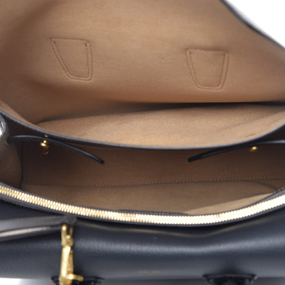MCM Grained Calfskin Medium Milla Tote Phantom Grey 5 of 12