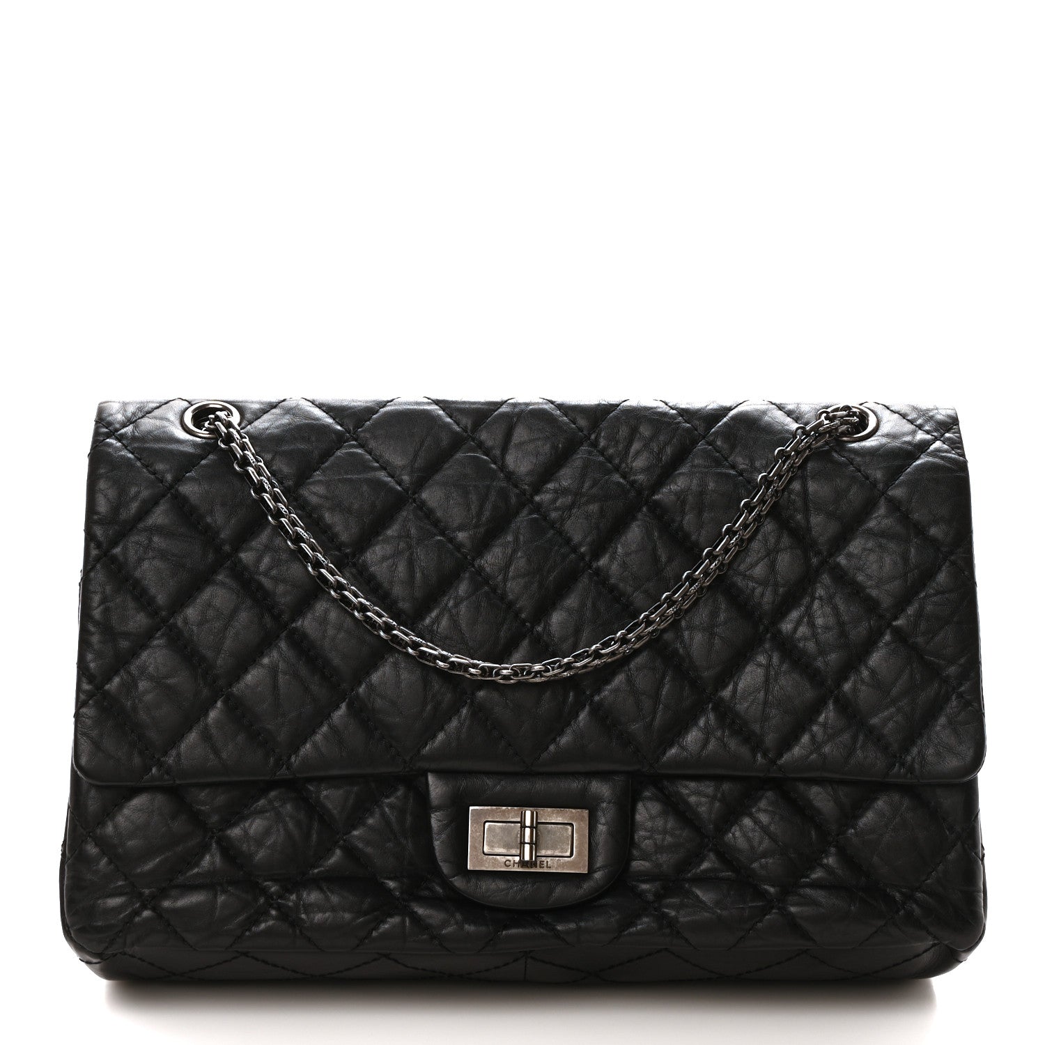 Chanel Aged Calfskin Quilted 2.55 Reissue 227 Flap Black 1 of 11