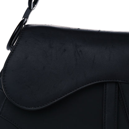 Christian Dior Ultra Matte Calfskin Saddle Bag Black 14 of 15