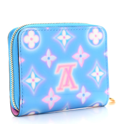 Louis Vuitton Vernis Valentine Zippy Coin Purse Baby Bleu Neon 3 of 7