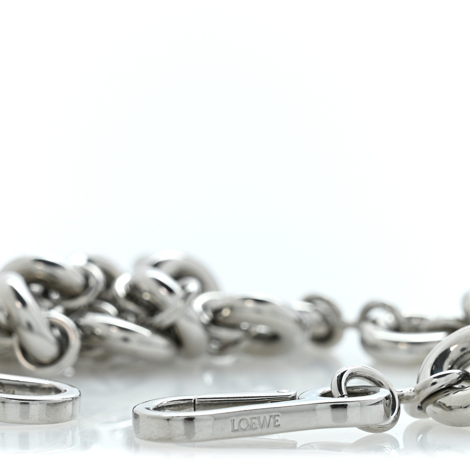 Loewe Donut Chain Shoulder Strap Silver 4 of 4