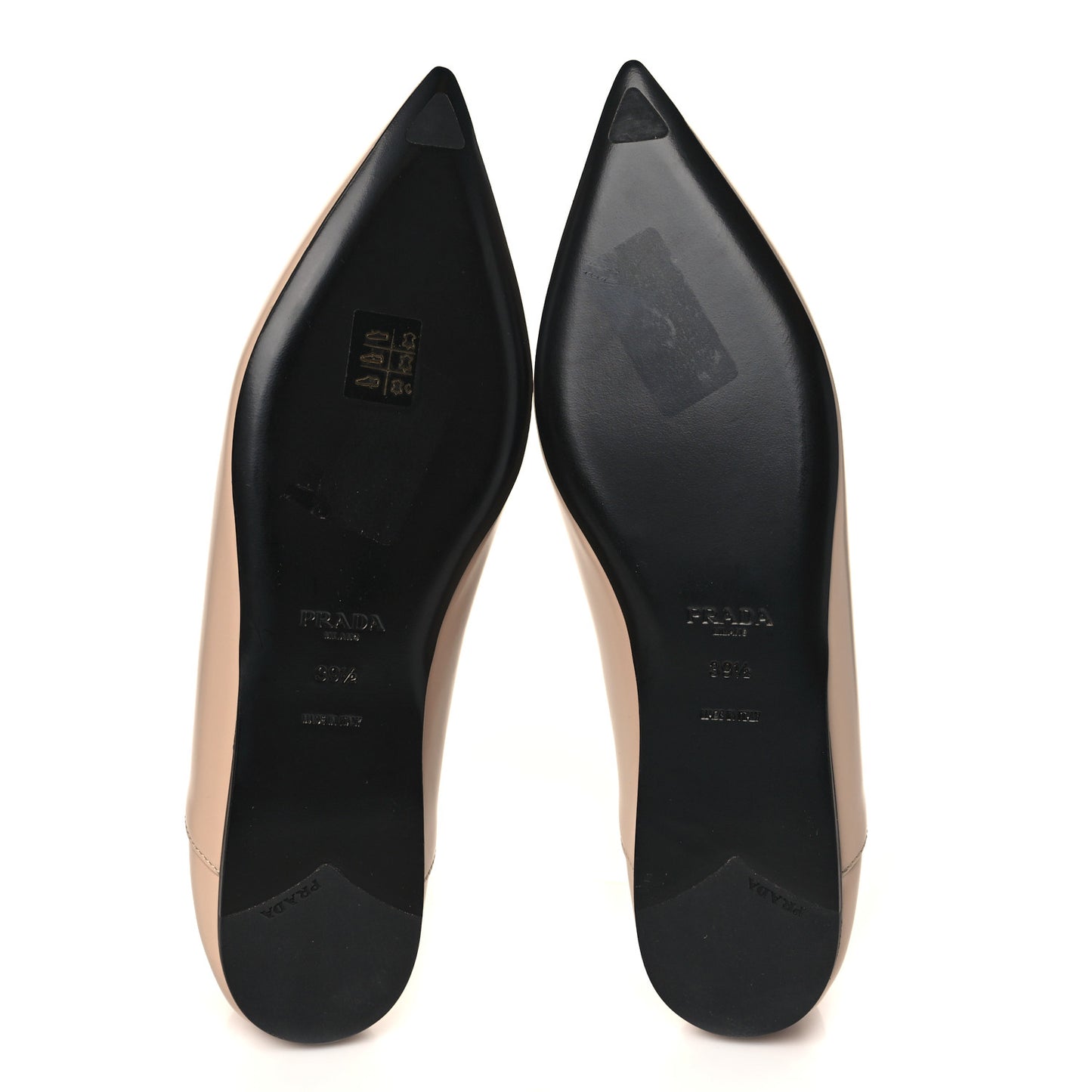 Spazzolato Logo Loafer 39.5 Cipria