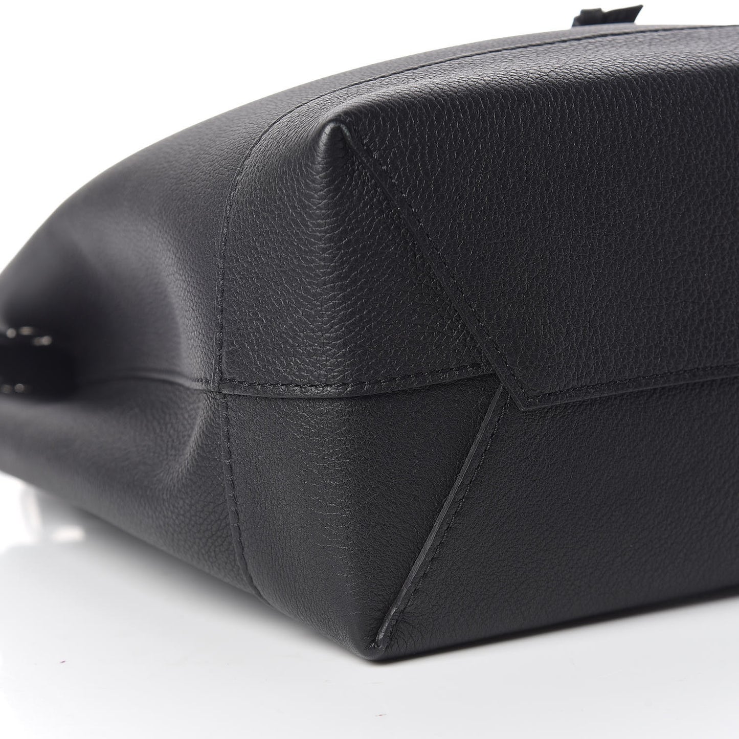 Calfskin Lockme Backpack Black