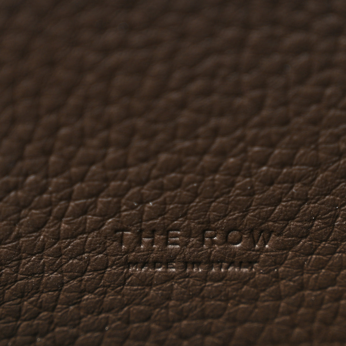 Grained Calfskin Soft Margaux 10 Bag Deep Brown