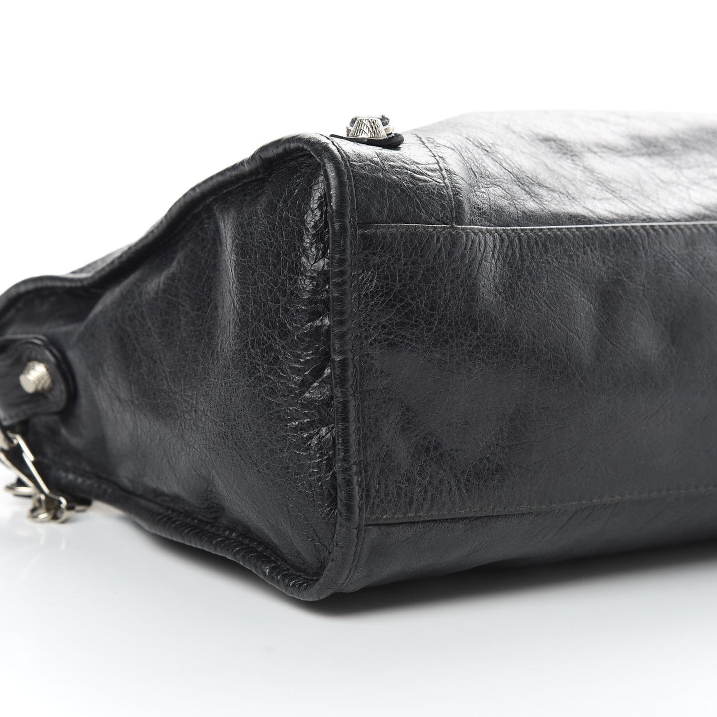 Agneau Giant 12 Silver Hardware City Black