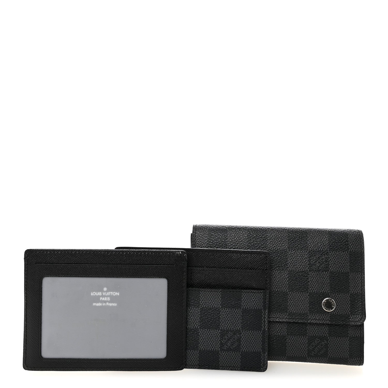 Louis Vuitton Damier Graphite Compact Modulable Wallet 3 of 7