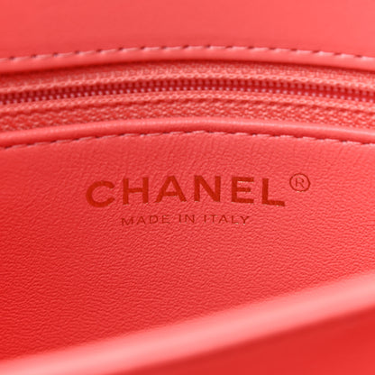 Chanel Lambskin Quilted Medium Trendy CC Flap Dual Handle Bag Coral 6 of 9