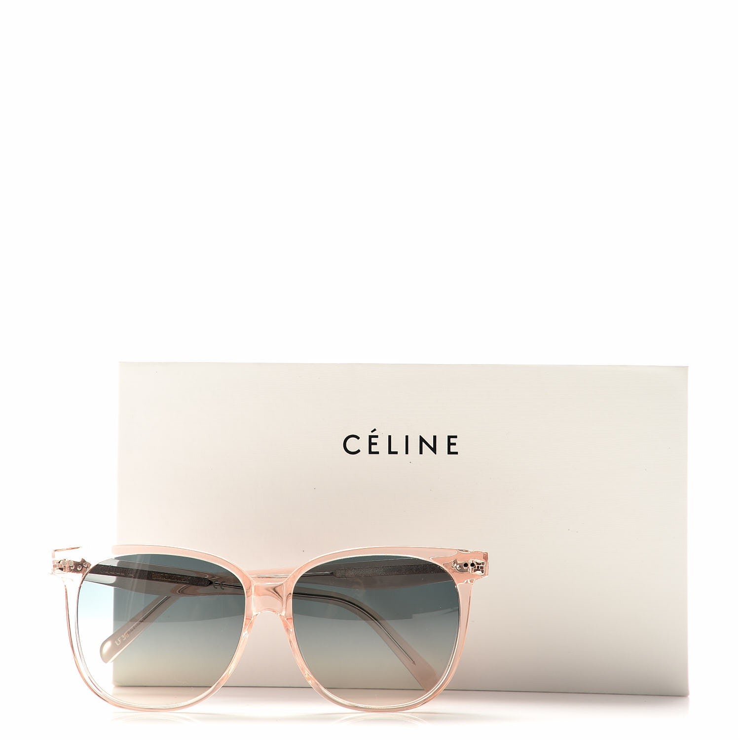 Celine Acetate CL40022F Sunglasses Baby Pink Turquoise 7 of 7