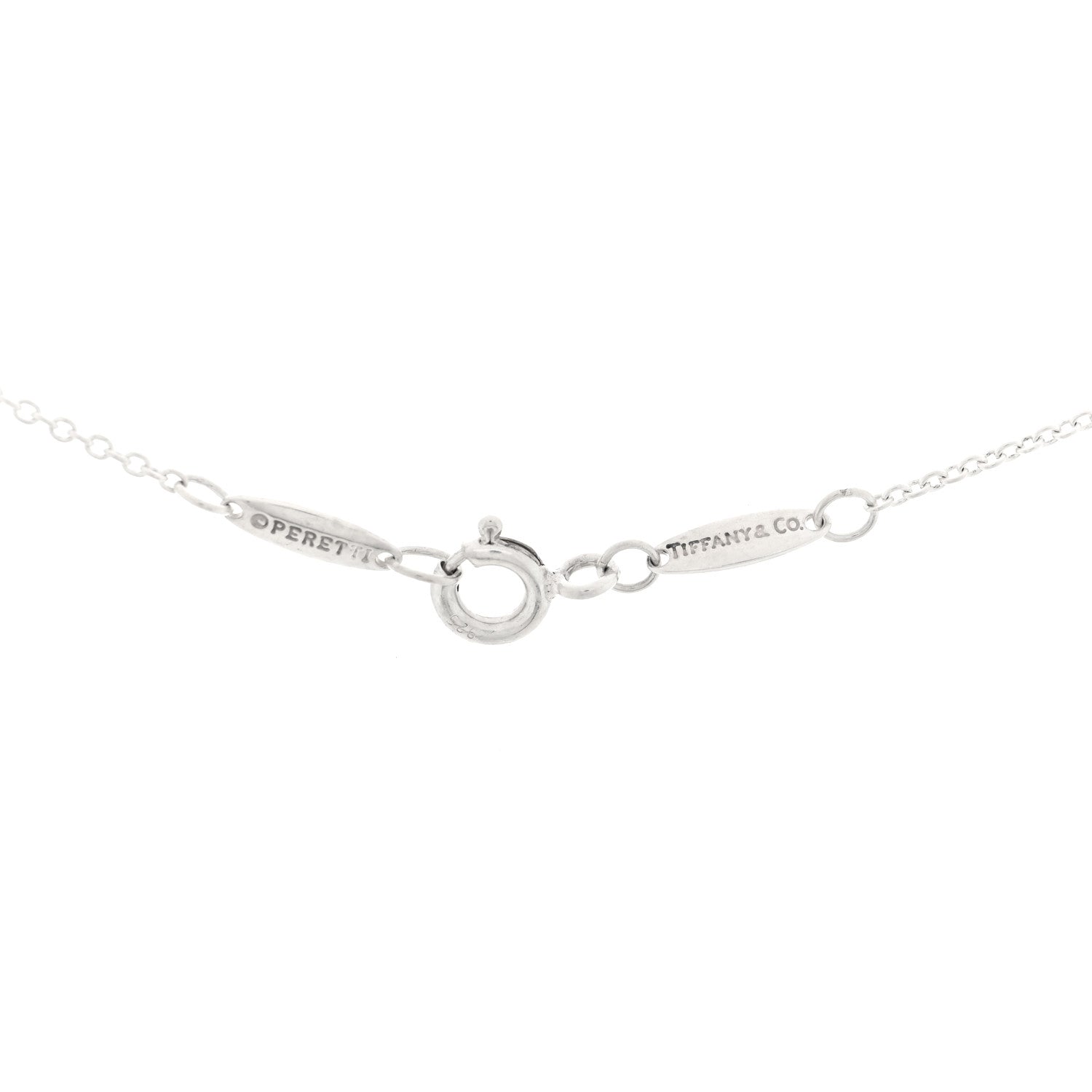 Tiffany Diamond .03ct Elsa Peretti Diamonds by the Yard Pendant Necklace 4 of 4