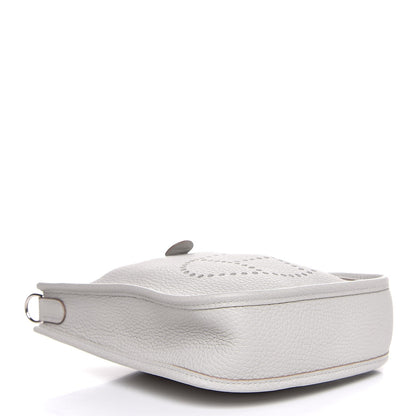Hermes Taurillon Clemence Amazone Evelyne TPM Gris Perle Etain 4 of 10