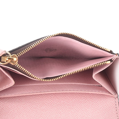 Louis Vuitton Damier Ebene Rosalie Coin Purse Rose Ballerine 6 of 8
