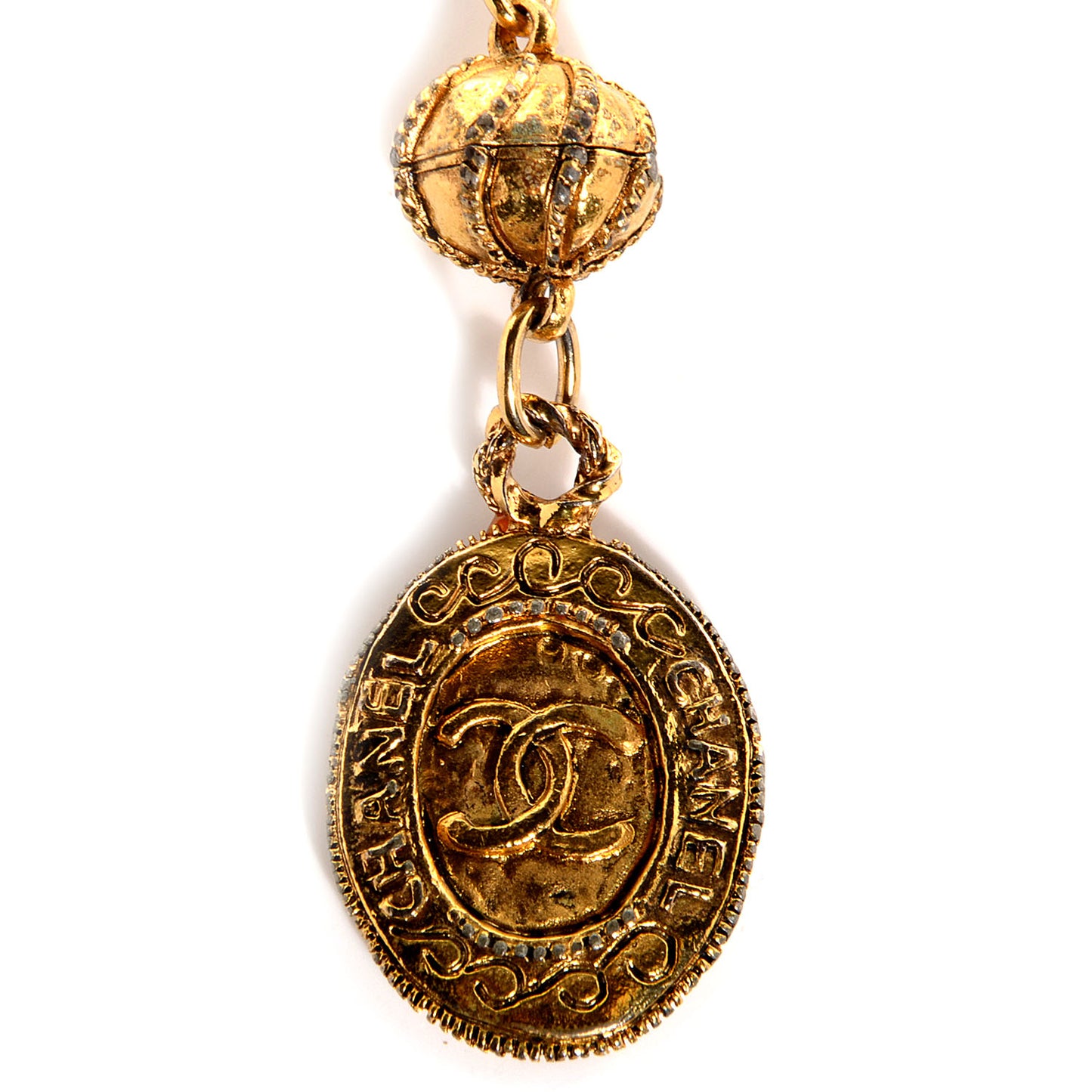 CC Medallions Necklace Gold