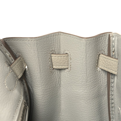 Hermes Togo Birkin 25 Gris Perle 9 of 15