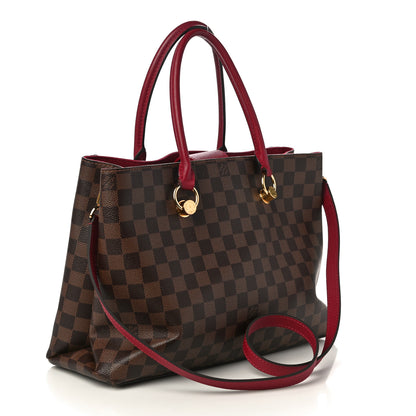 Louis Vuitton Damier Ebene LV Riverside Lie De Vin 3 of 15