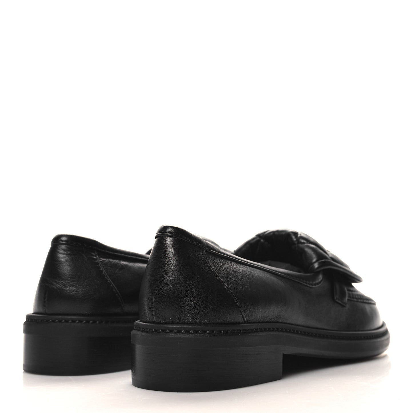 Lambskin Quilted CC Turnlock Loafers 38.5 Black