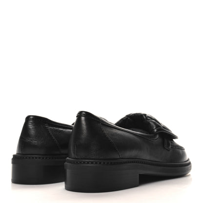 Chanel Lambskin Quilted CC Turnlock Loafers 38.5 Black 4 of 10