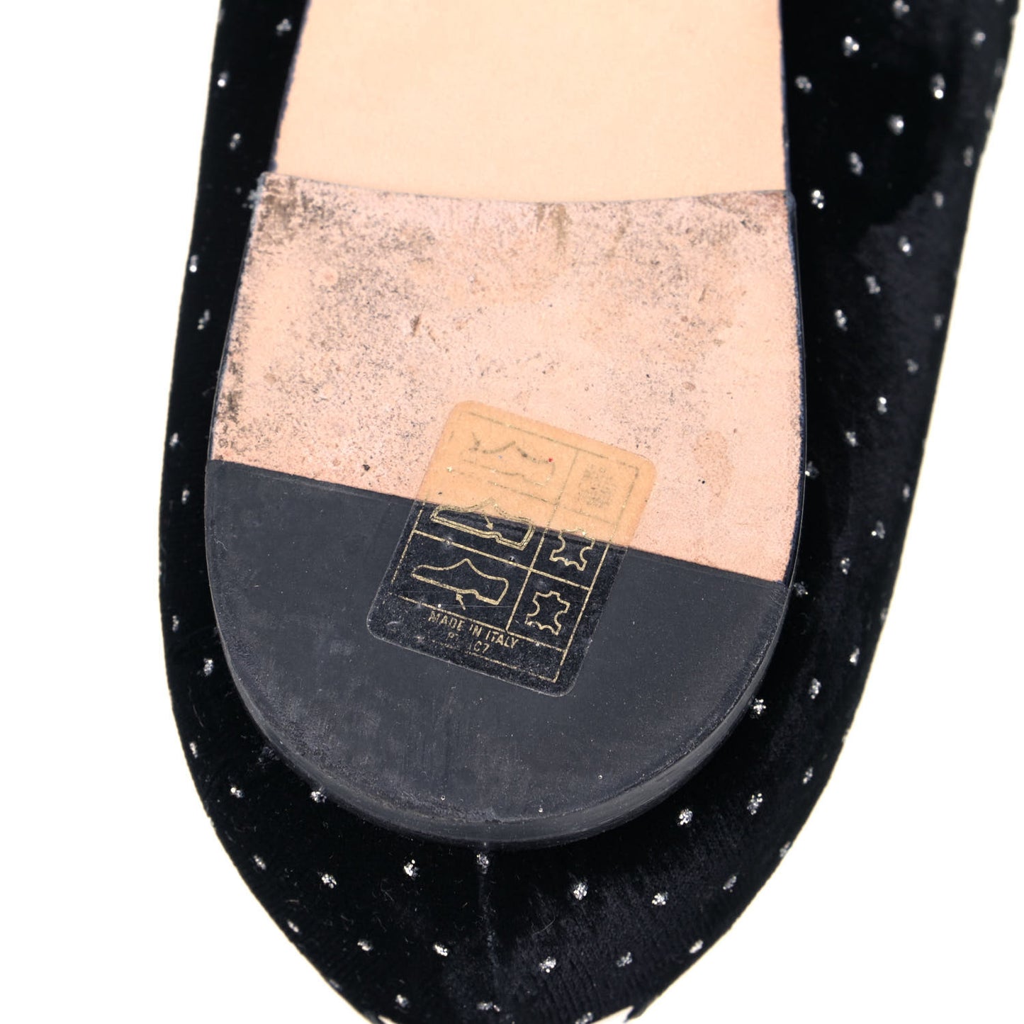 Velvet Ministud Gala Bow Flats 39 Black