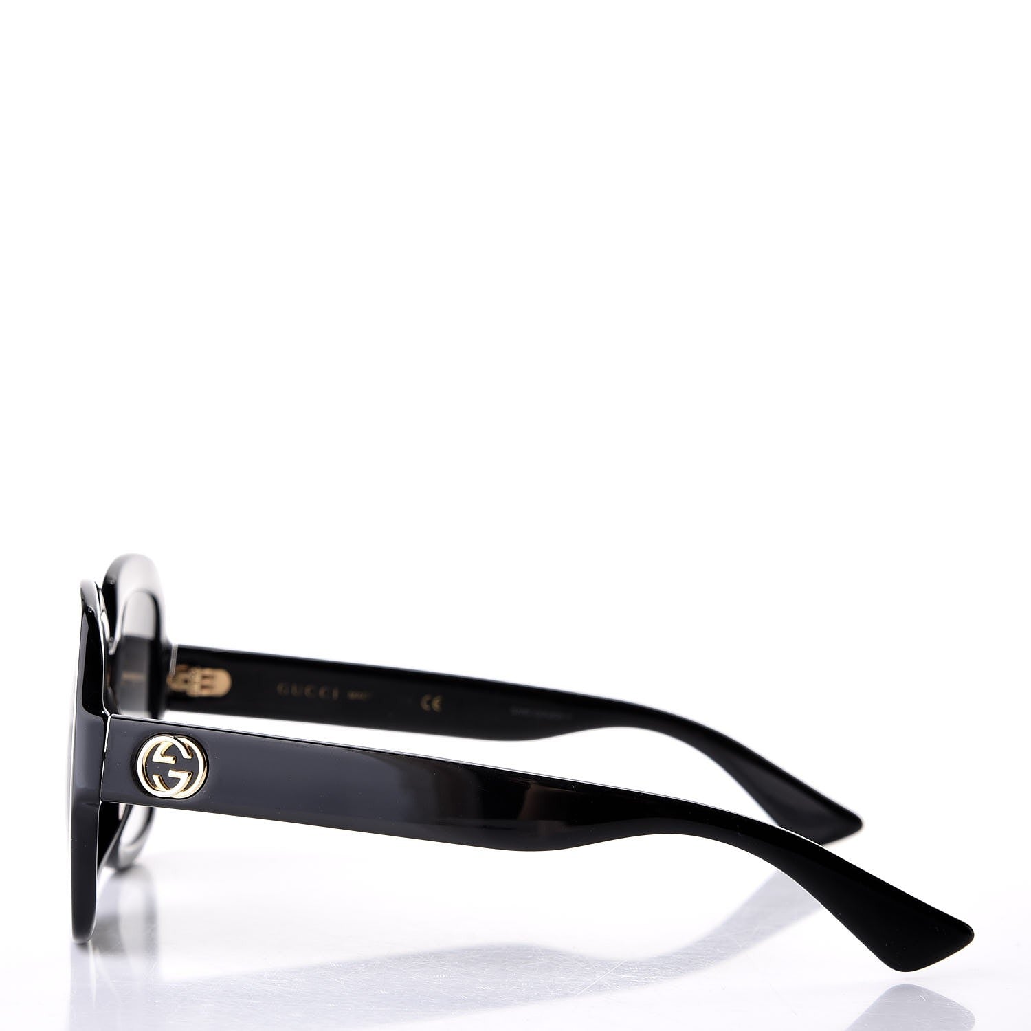 Gucci Oversize Square GG 0036S Sunglasses Black 3 of 8