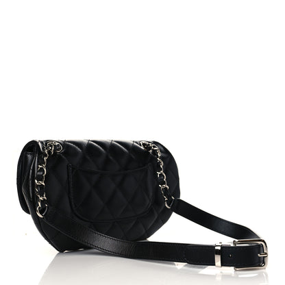 Chanel Calfskin Quilted CC Uniform Flap Belt Bag Black 3 of 10