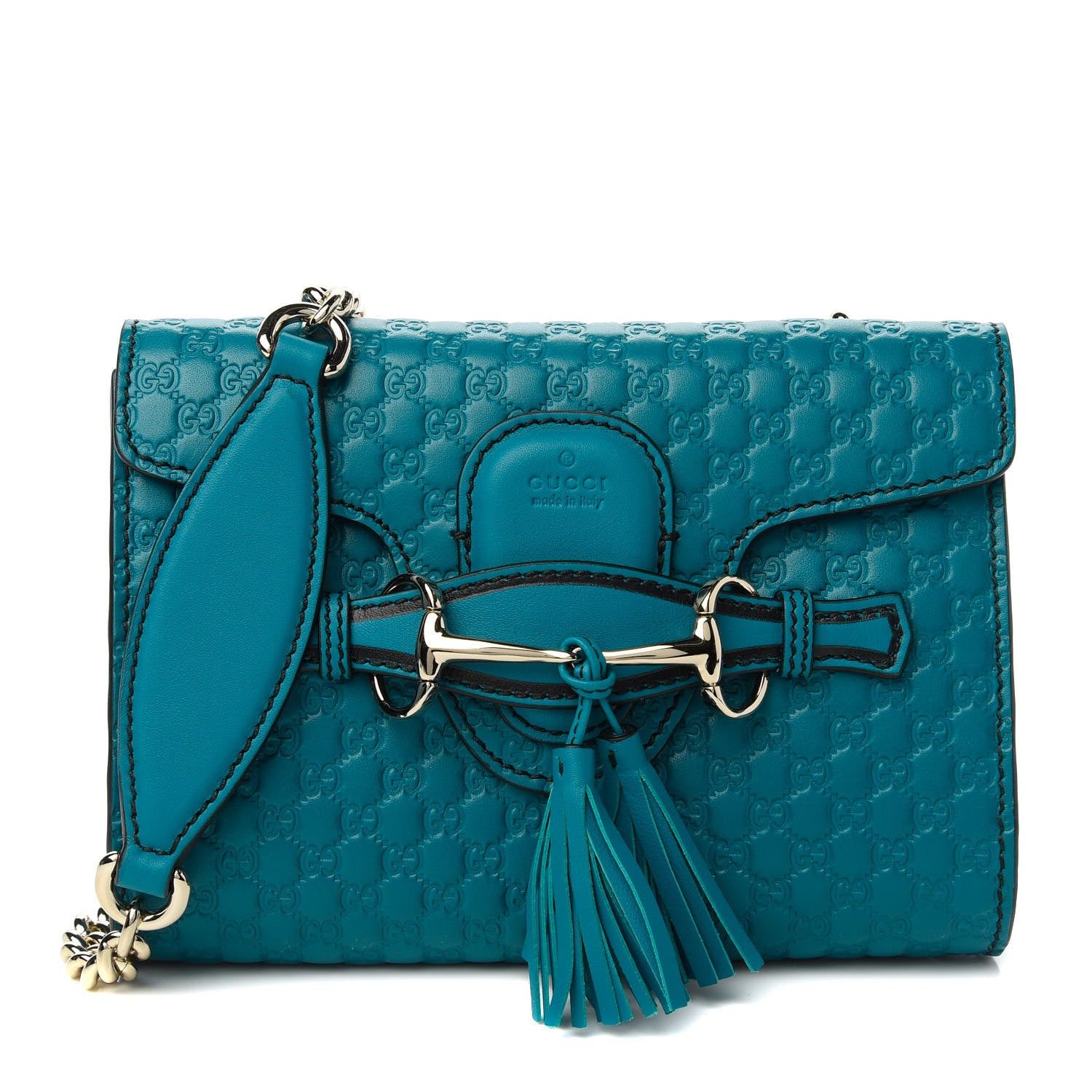 Gucci Microguccissima Mini Emily Shoulder Bag Deep Cobalt 1 of 11