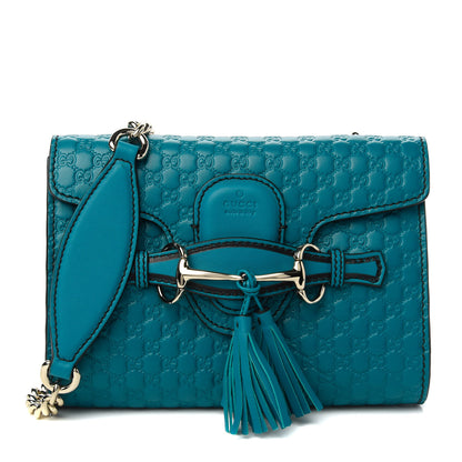 Gucci Microguccissima Mini Emily Shoulder Bag Deep Cobalt 1 of 11