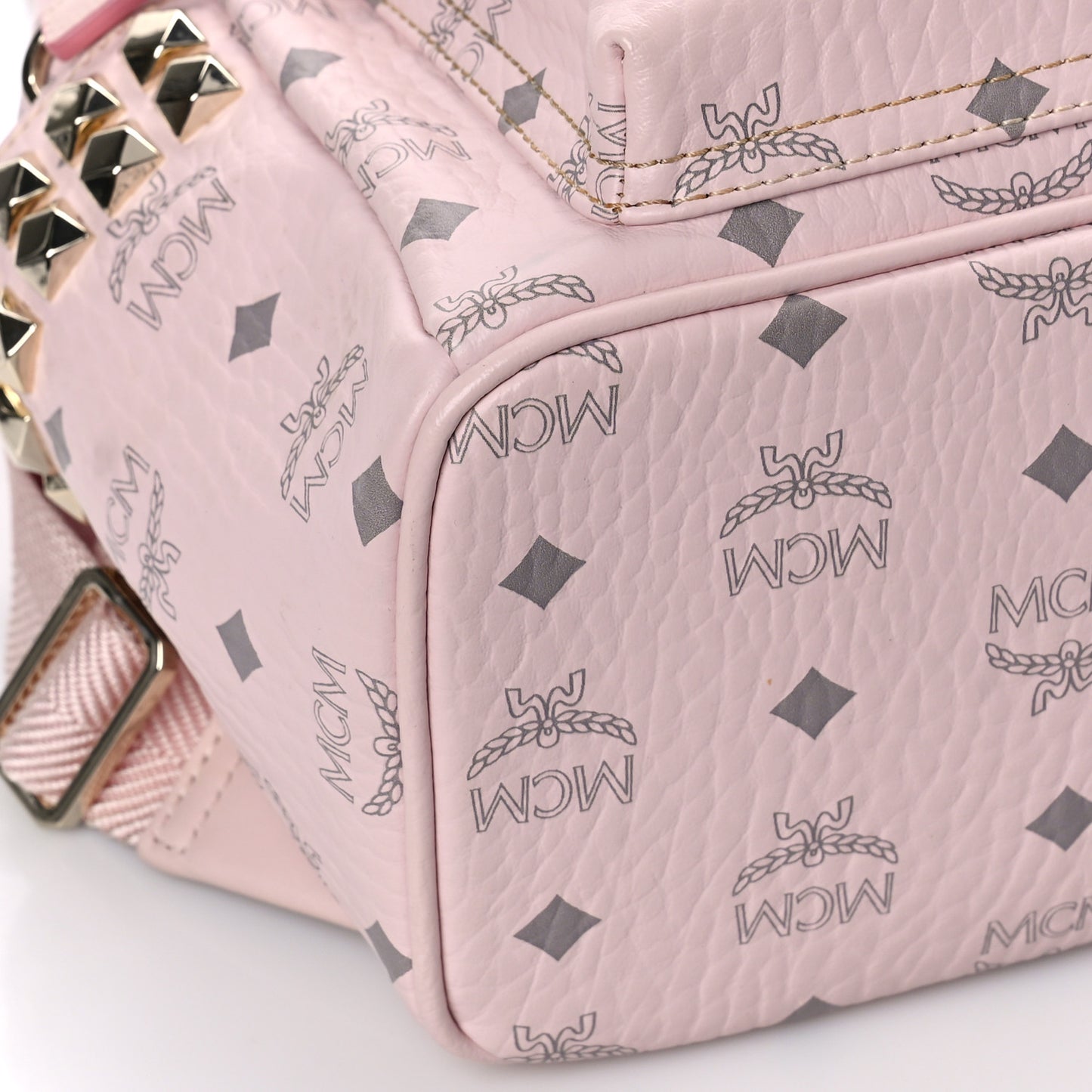 Visetos Small Side Stud Stark Backpack Soft Pink