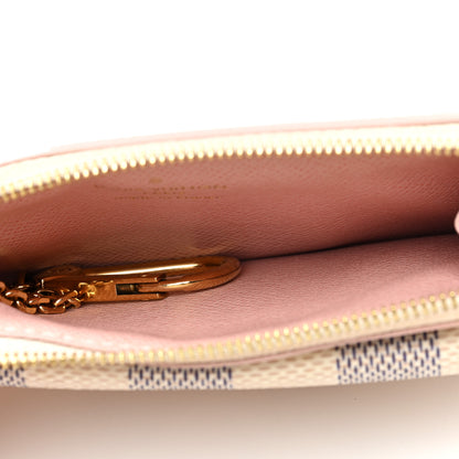 Louis Vuitton Damier Azur Recto Verso Card Holder Rose Ballerine 5 of 6