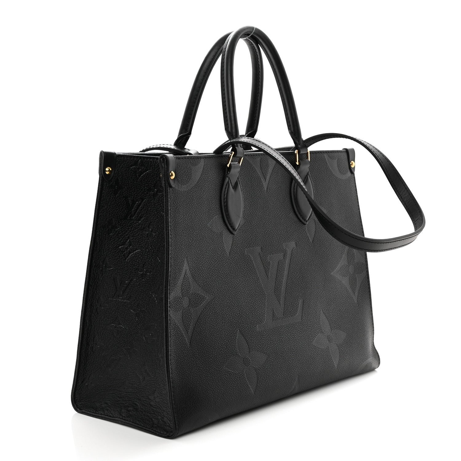 Louis Vuitton Empreinte Monogram Giant Onthego MM Black 3 of 9