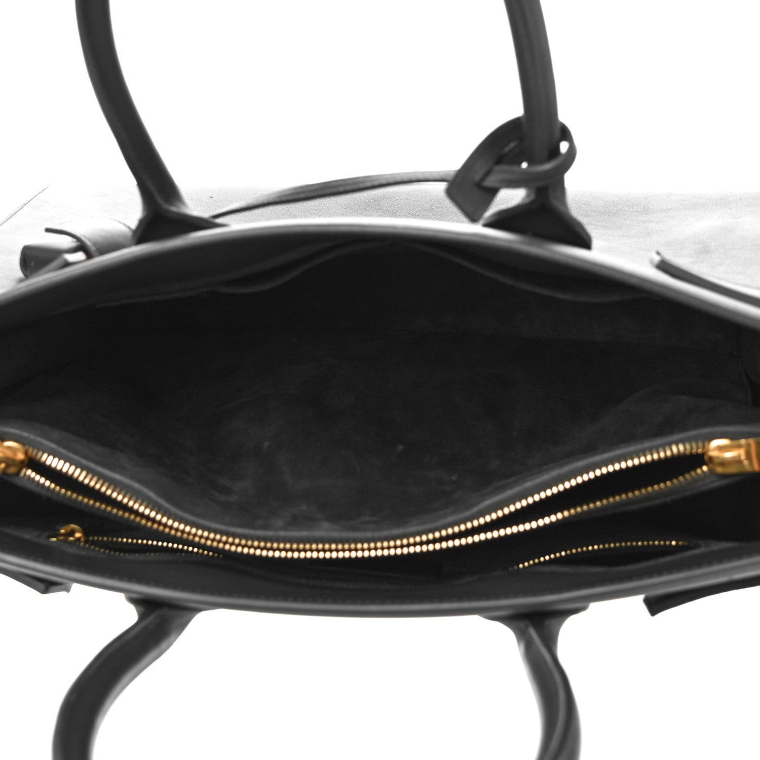 Saint Laurent Calfskin Large Sac De Jour Carryall Fog 5 of 14