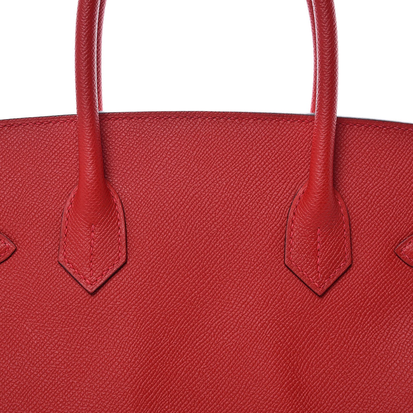 Epsom Horseshoe Birkin 30 Rouge Casaque Gris Mouette