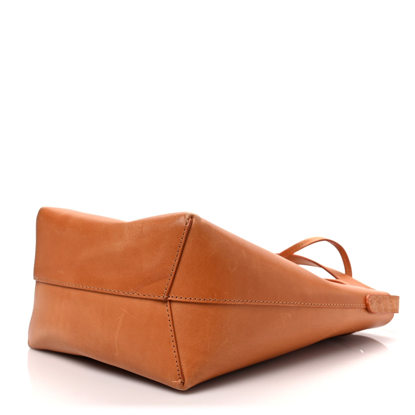 Calfskin Mini Bucket Bag Cammello Rosa