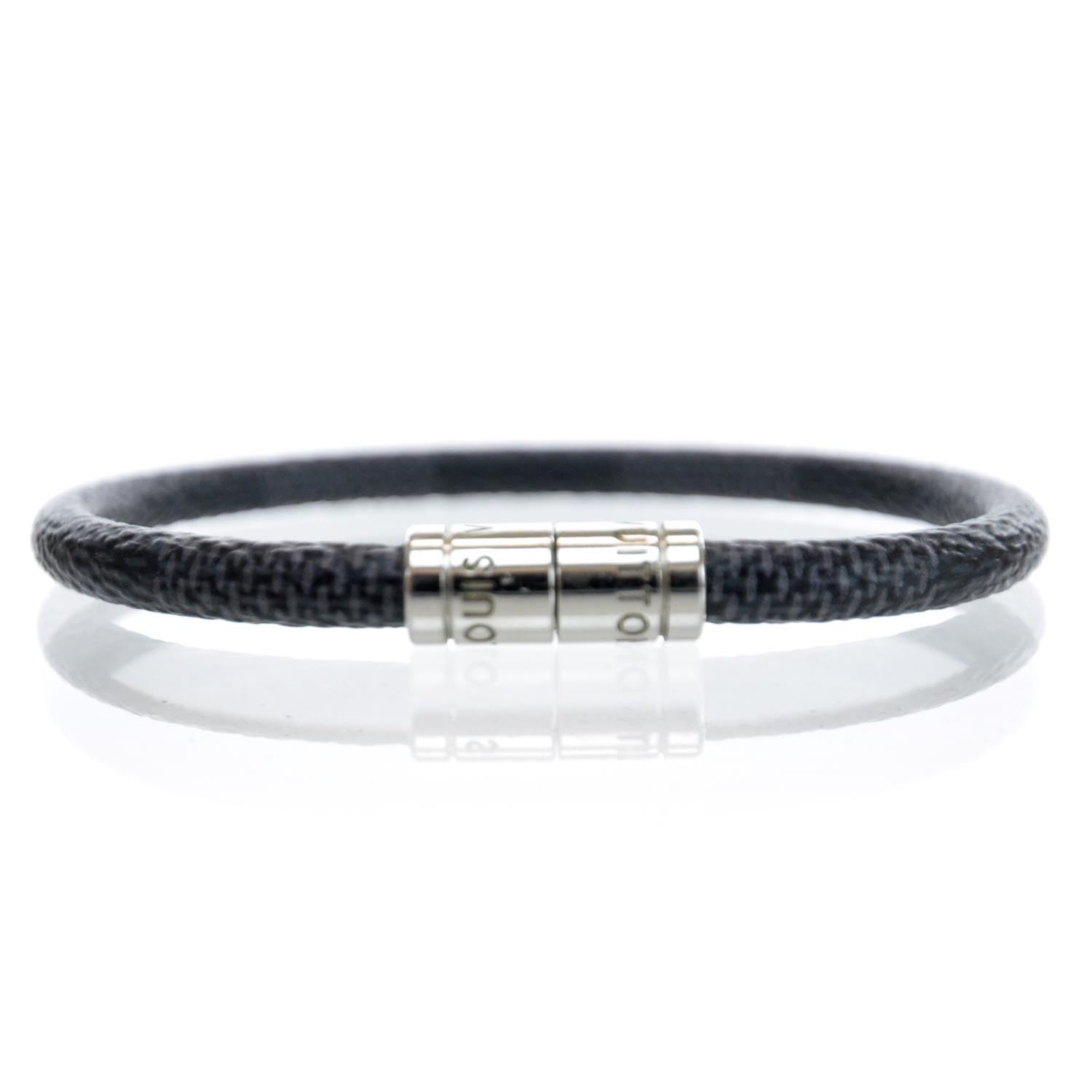 Louis Vuitton Damier Graphite Keep It Bracelet 21 1 of 4