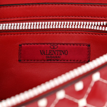 Valentino Garavani Lambskin Free Rockstud Spike Belt Bag 75 Rosso Valentino 6 of 8