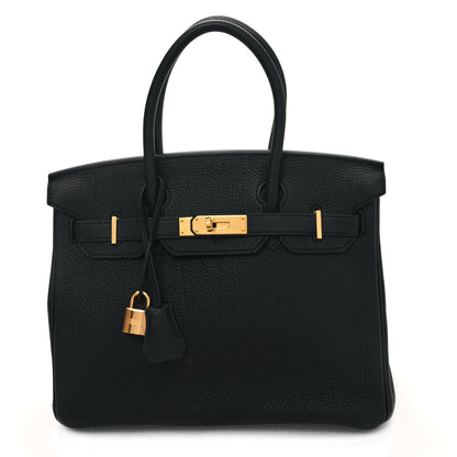 Hermes Togo BIRKIN 30 Black 1 of 11